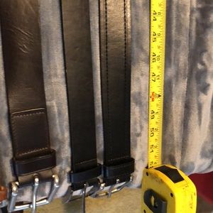 4 men’s belts for sale